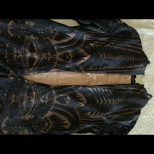 Nightway (NW) Long Sleeve Lace Dress